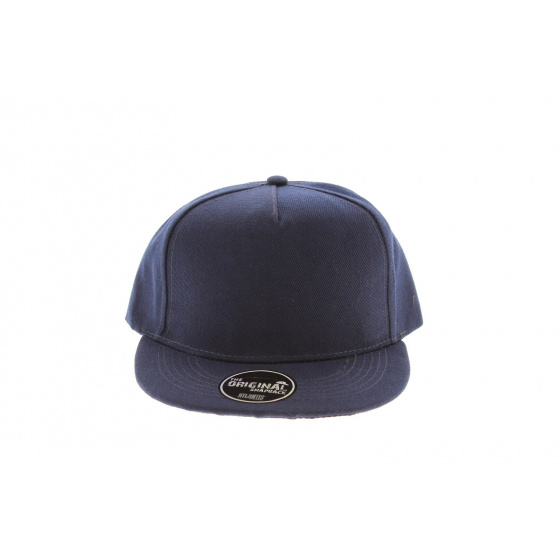 Flat brim cap - Snapfive Navy