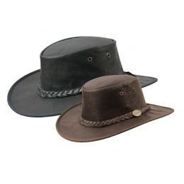 Kangaroo leather hat - Sundowner Barmah