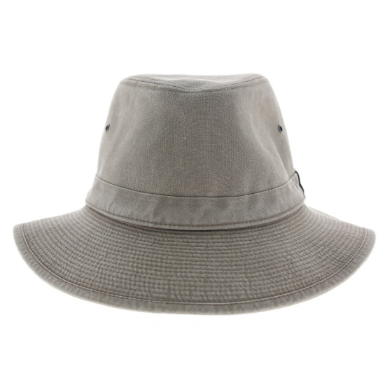 Chapeau Safari Serengeti Coton Gris UPF 50+ - Crambes
