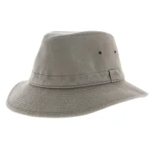 Serengeti cotton safari hat in grey - UPF 50+ sun protection hat Reference: 4793 | Traclet Hatmakers