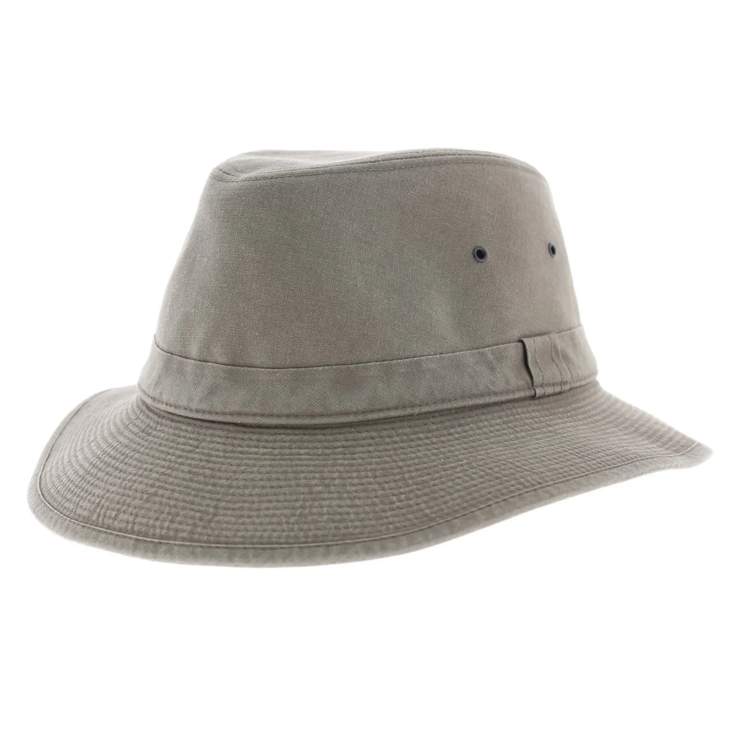 Chapeau safari Serengeti coton gris - chapeau anti uv 50+ Reference : 4793 | Chapellerie Traclet