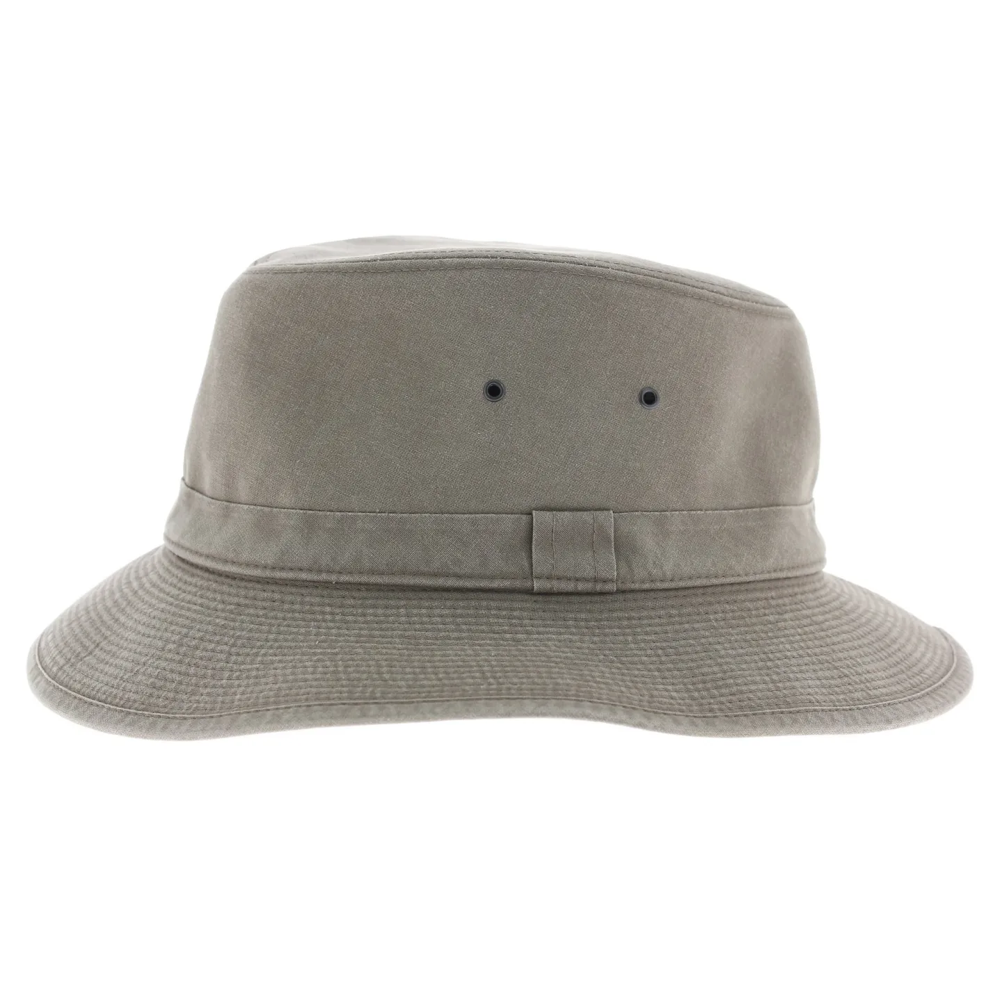 Serengeti cotton safari hat in grey - UPF 50+ sun protection hat Reference: 4793 | Traclet Hatmakers