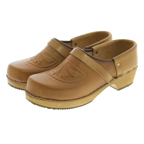 Leather Clogs - Saint Nicholas Leather Clogs - Saint Nicholas