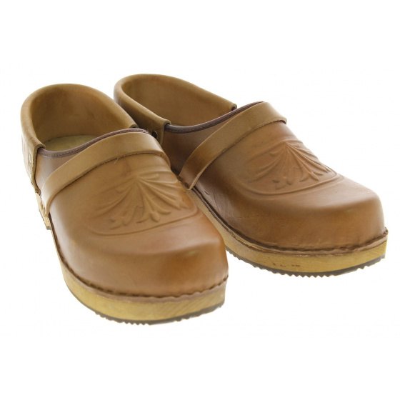 Leather Clogs - Saint Nicholas Leather Clogs - Saint Nicholas