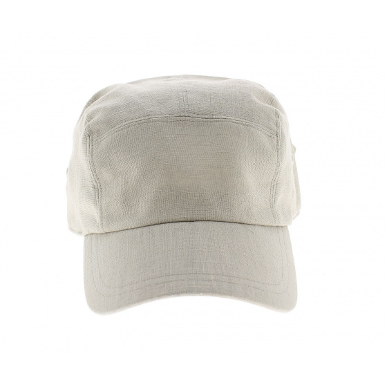 Urban Linen Cap Sand Beige - Traclet Urban Linen Cap Sand Beige - Traclet