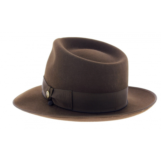 Johnny Brown Fur Felt Hat - Guerra 1855 Johnny Brown Fur Felt Hat - Guerra 1855