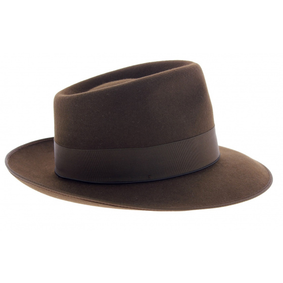 Johnny Brown Fur Felt Hat - Guerra 1855 Johnny Brown Fur Felt Hat - Guerra 1855