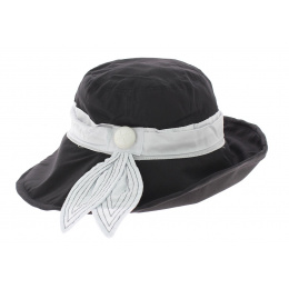 Cotton Wide Brim Hat - Nathalie