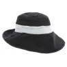 Capeline Nathalie - 100% coton noir Reference : 1591 | Chapellerie Traclet