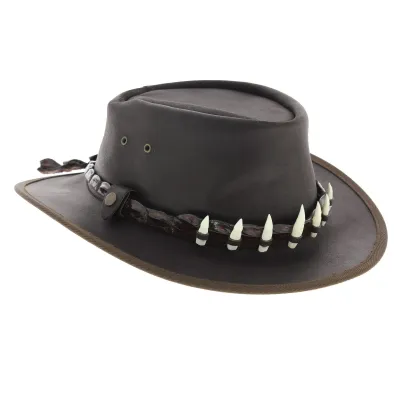 Chapeau Queensland Dent de Croco Reference : 4433 | Chapellerie Traclet