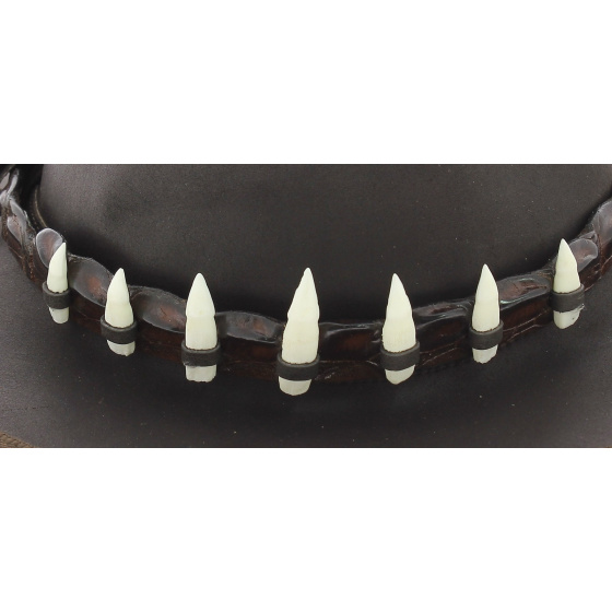 Queensland Crocodile Tooth Hat Brown - Jacaru Queensland Crocodile Tooth Hat Brown - Jacaru