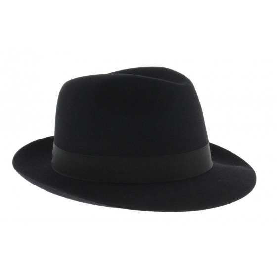 Black Bogart Fedora Hat - Flechet