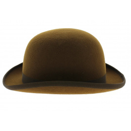 Chapeau melon marron musaraigne