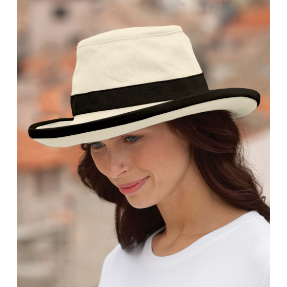 Women's TH8 hat two-tone natural and black