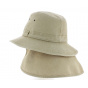 Safari hat Chad neck cover - Crambes