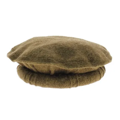 Afghan Pakol Hat - Brown Wool Reference: 4958 | Traclet Hatmakers