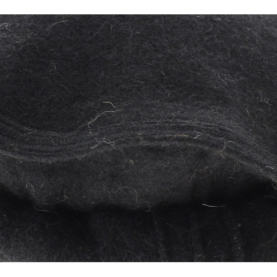 chapeau afghan pakol noir