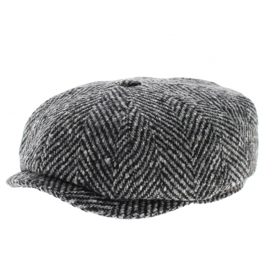 Hatteras Chevrons Cap Black and Grey - Stetson
