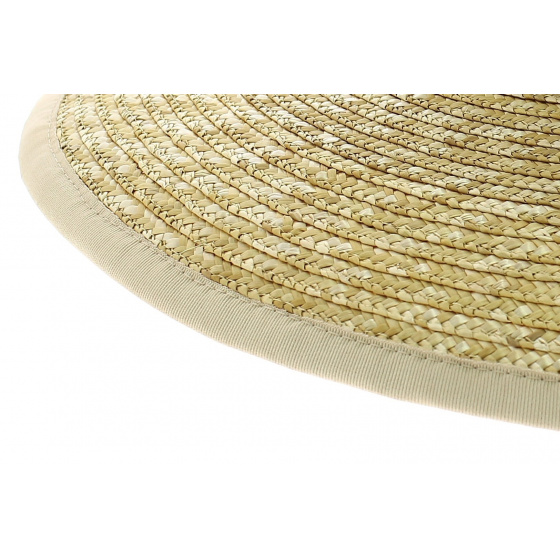 Willy's Paris Yveline Wide-Brimmed Hat in Natural Straw