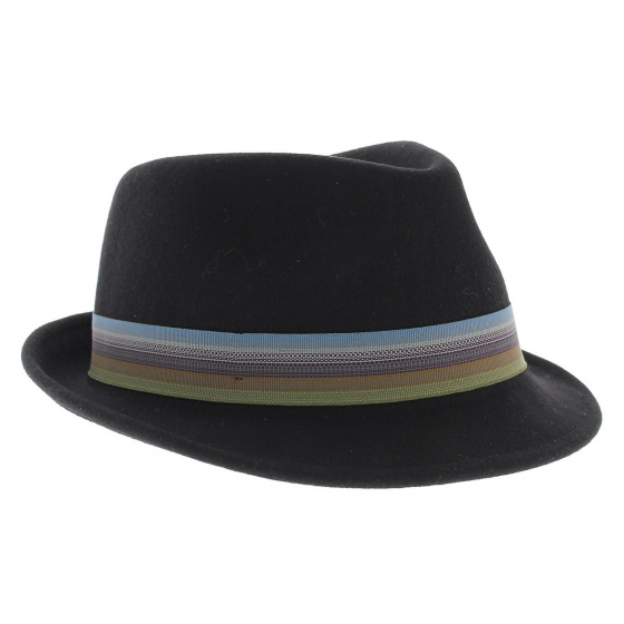 Black Carlisle Trilby Hat