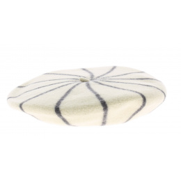 Grey Stripes French Beret- Le Béret Français