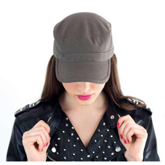 Khaki Cuban Cap