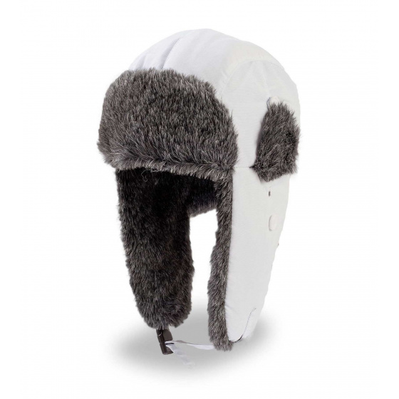 Ushanka Chapka - White Eco Polar