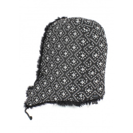 Polar fabric hood