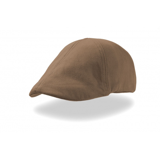 Brown Cotton Gatsby Street Cap - Atlantis
