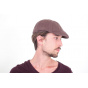 Brown Cotton Gatsby Street Cap - Atlantis