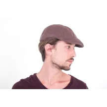 Brown Cotton Gatsby Street Cap - Atlantis Reference: 4641 | Traclet Hat Shop