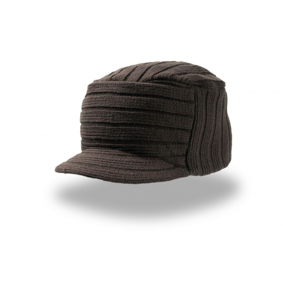 Bonnet casquette Tribe marron