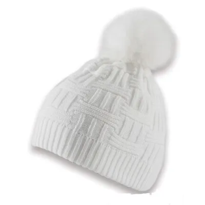 Vanity beanie with rabbit pompom - women's beanie purchase Reference: 1211 | Chapellerie Traclet