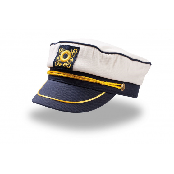 Casquette Baseball Brodée 'Captain' - 100% Coton - Style Marin, Voile, Yachting - Plusieurs Inscriptions Disponibles - 8