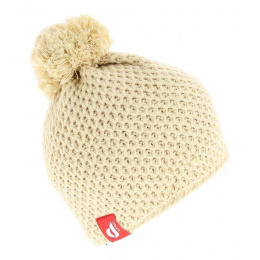 Beige Le Drapo Beanie