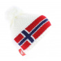 White Norway Beanie Le Drapo