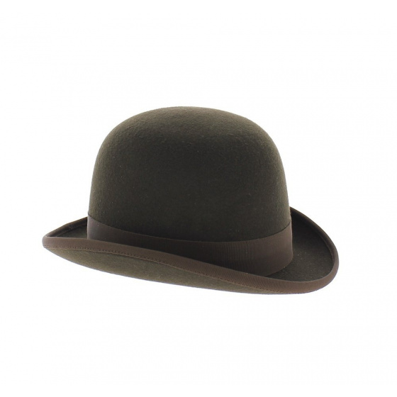 Chapeau Melon Cheney Feutre Marron - Traclet Chapeau Melon Cheney Feutre Marron - Traclet