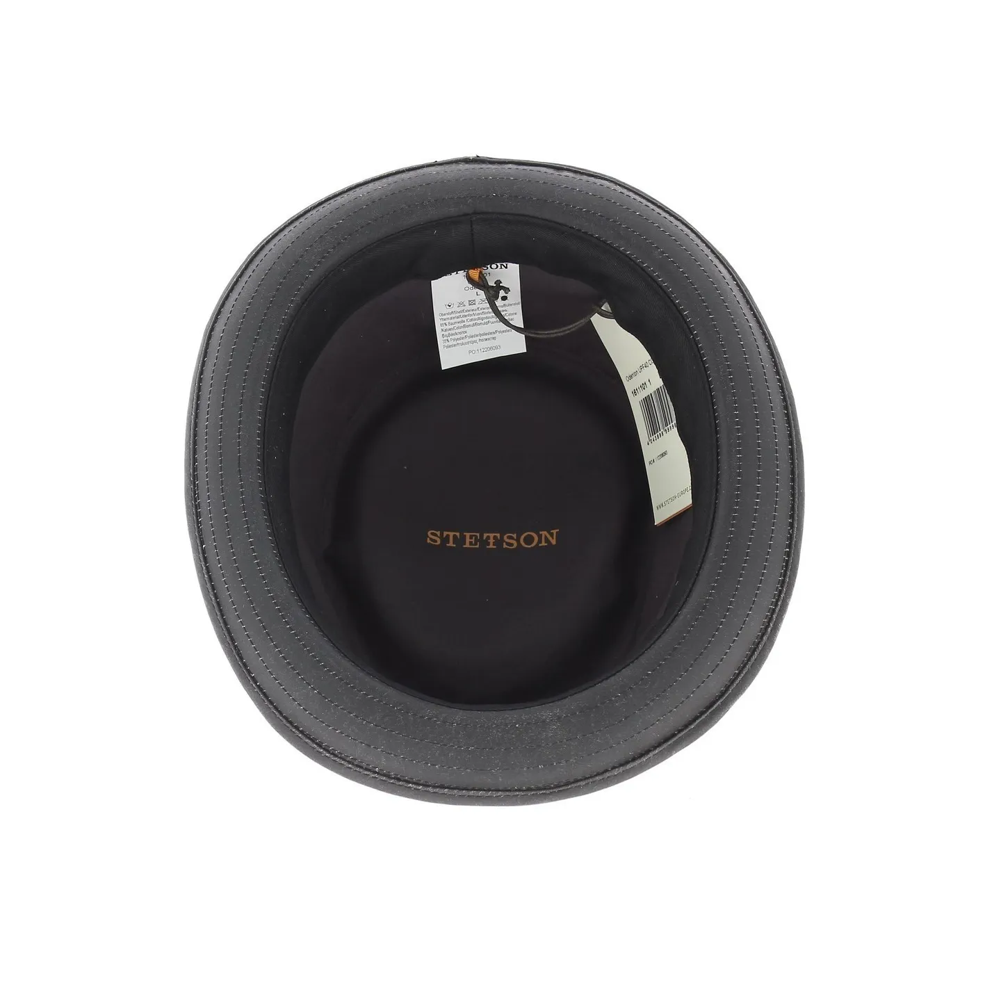 chapeau Odenton noir Pork Pie Stetson - 79 euros - boutique stetson Reference : 4771 | Chapellerie Traclet