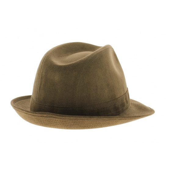 Chapeau trilby - Alcantara noisette Chapeau trilby - Alcantara noisette