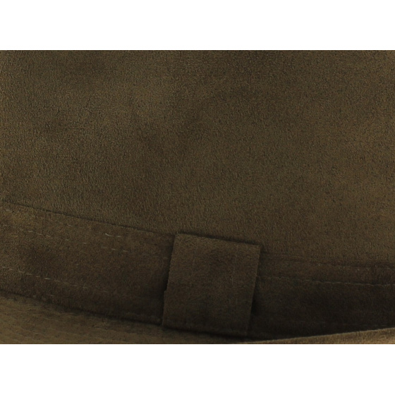 Trilby hat - Hazelnut Alcantara