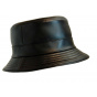 Cassel leather bucket hat
