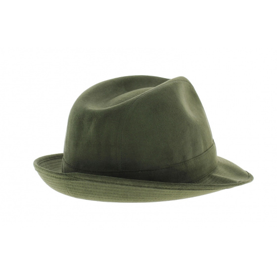 Chapeau Trilby - Alcantara vert