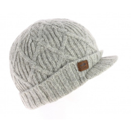 The Yukon Brim Coal Grey Beanie