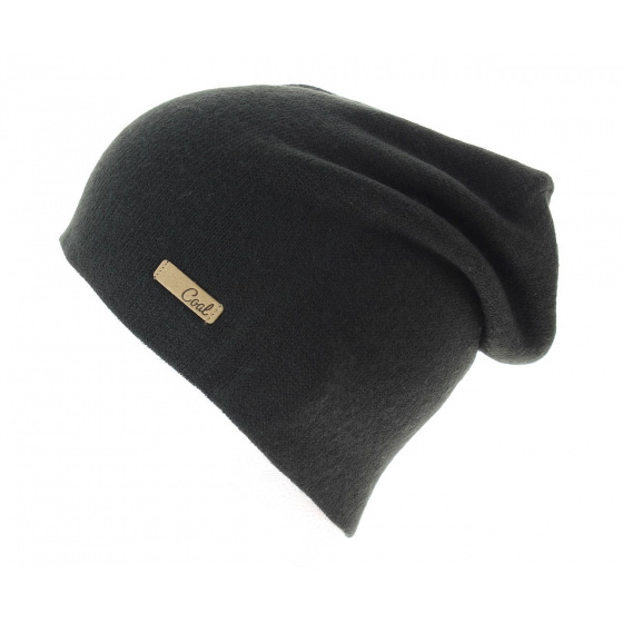 The Julietta Coal Black Beanie