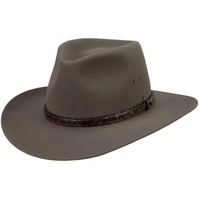 chapeau akubra angler - achat chapeau feutre poil Reference : 1335 | Chapellerie Traclet