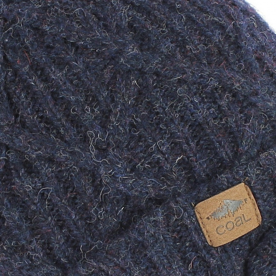 The Yukon brim navy beanie cap