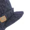 Bonnet casquette The Yukon brim navy Reference : 2913 | Chapellerie Traclet