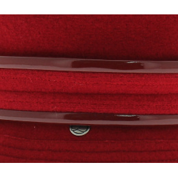Chapeau Cloche Jonie Rouge- Héritage par Laulhère
