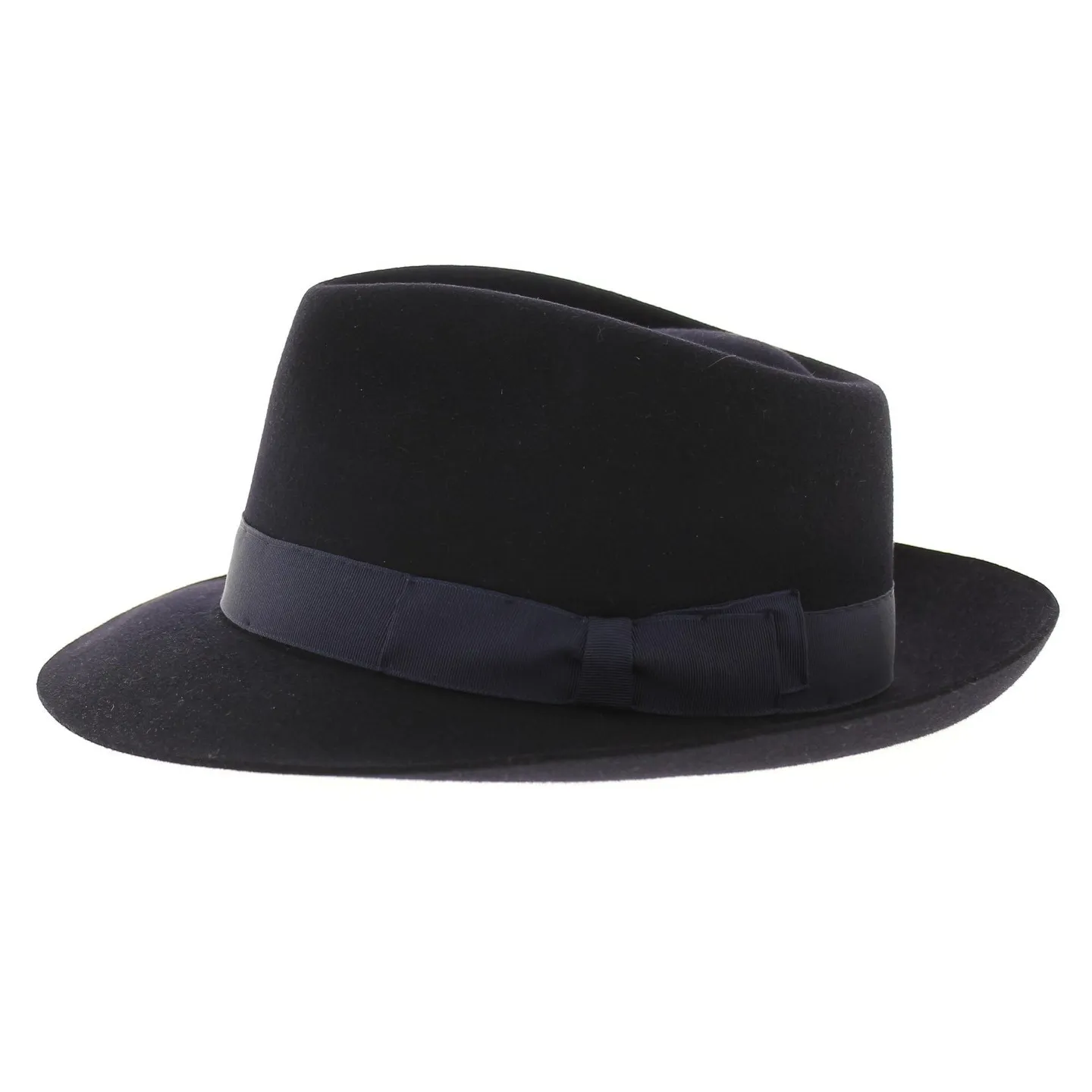 navy borsalino felt hat - online sale felt hat Reference: 220 | Traclet Hat Shop