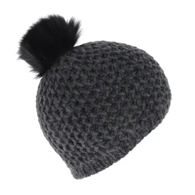 Bonnet pompon noir Reference : 1568 | Chapellerie Traclet